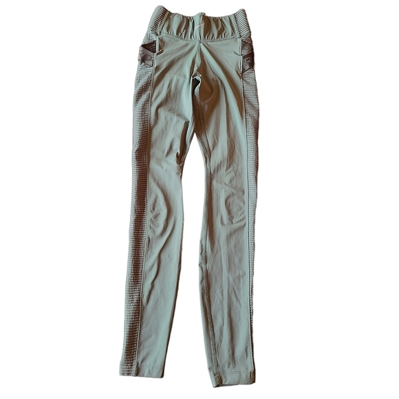 Nike army green Aero Adapt ribbed leggings size XS - Picture 2 of 13